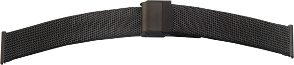 Verschlußband B0117S Milanaise PVD-schwarz 22mm